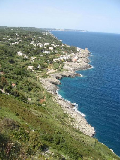 Una suggestiva veduta di Marina Serra dal Belvedere Una suggestiva veduta di Marina Serra dal Belvedere